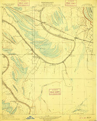MOUND, LA-MS HISTORICAL MAP GEOPDF 7.5X7