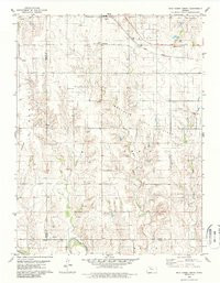 WILD HORSE CREEK, KS HISTORICAL MAP GEOP