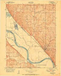 WESTON, MO-KS HISTORICAL MAP GEOPDF 7.5X