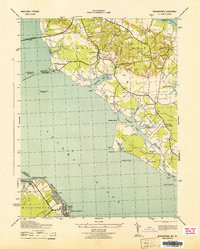 COLONIAL BEACH NORTH, VA-MD HISTORICAL M