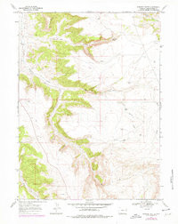 EARNEST BUTTE, WY HISTORICAL MAP GEOPDF