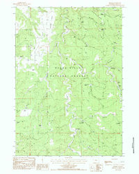 MOSKEE, WY HISTORICAL MAP GEOPDF 7.5X7.5