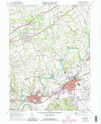 HERSHEY, PA HISTORICAL MAP GEOPDF 7.5X7.