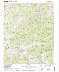 BARNARDSVILLE, NC HISTORICAL MAP GEOPDF