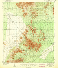 VEKOL MOUNTAINS, AZ HISTORICAL MAP GEOPD
