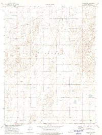 HUGOTON SW, KS HISTORICAL MAP GEOPDF 7.5