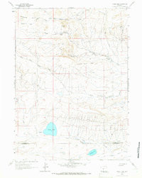 PICKET LAKE, WY HISTORICAL MAP GEOPDF 7.