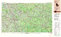 WAYCROSS, GA HISTORICAL MAP GEOPDF 1X2 G