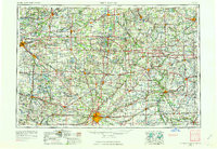 FORT WAYNE, IN-MI-OH HISTORICAL MAP GEOP