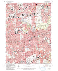 HINSDALE, IL HISTORICAL MAP GEOPDF 7.5X7