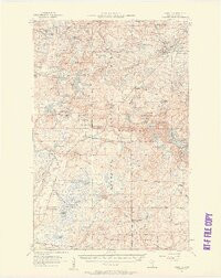 ISABELLA, MN HISTORICAL MAP GEOPDF 15X15