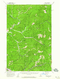 BURKE, ID-MT HISTORICAL MAP GEOPDF 15X15