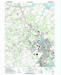 DOVER, DE HISTORICAL MAP GEOPDF 7.5X7.5