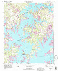 LAKE NORMAN NORTH, NC HISTORICAL MAP GEO