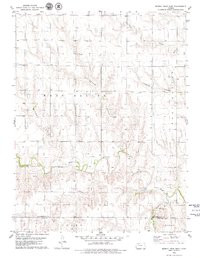 MIDWAY DRAW EAST, KS HISTORICAL MAP GEOP