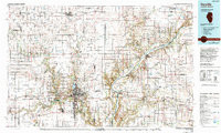 DANVILLE, IL-IN HISTORICAL MAP GEOPDF 30