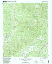 DAWSONVILLE, GA HISTORICAL MAP GEOPDF 7.