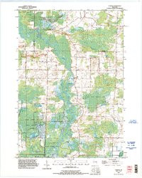 LEEMAN, WI HISTORICAL MAP GEOPDF 7.5X7.5
