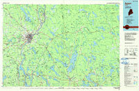 BANGOR, ME HISTORICAL MAP GEOPDF 30X60 G
