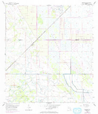 BLUEFIELD, FL HISTORICAL MAP GEOPDF 7.5X