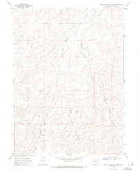 EAST TIMBERLAKE CREEK, CO HISTORICAL MAP