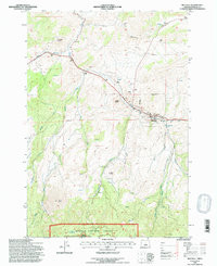 MITCHELL, OR HISTORICAL MAP GEOPDF 7.5X7