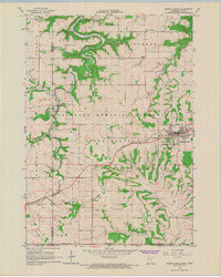 SPRING GROVE, MN-IA HISTORICAL MAP GEOPD