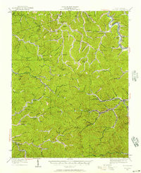 HOLDEN, WV HISTORICAL MAP GEOPDF 15X15 G