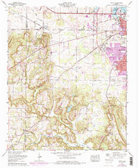 TRINITY, AL HISTORICAL MAP GEOPDF 7.5X7.