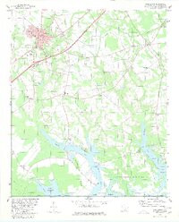 SUMMERTON, SC HISTORICAL MAP GEOPDF 7.5X