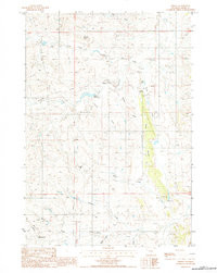 OSHOTO, WY HISTORICAL MAP GEOPDF 7.5X7.5