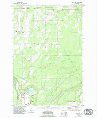 HARTS LAKE, WA HISTORICAL MAP GEOPDF 7.5