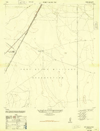 FORT BLISS NE, TX HISTORICAL MAP GEOPDF