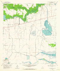 ALLIGATOR HOLE MARSH, TX HISTORICAL MAP
