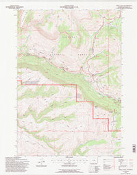 SHELL FALLS, WY HISTORICAL MAP GEOPDF 7.