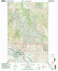 CASHMERE, WA HISTORICAL MAP GEOPDF 7.5X7