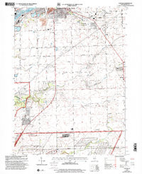ELWOOD, IL HISTORICAL MAP GEOPDF 7.5X7.5