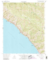 PARTINGTON RIDGE, CA HISTORICAL MAP GEOP