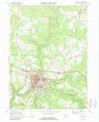 BROOKVILLE, PA HISTORICAL MAP GEOPDF 7.5
