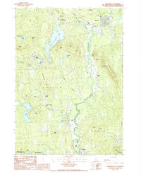 HILLSBORO, NH HISTORICAL MAP GEOPDF 7.5X