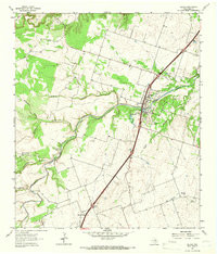 SALADO, TX HISTORICAL MAP GEOPDF 7.5X7.5