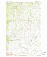 MAUDLOW, MT HISTORICAL MAP GEOPDF 7.5X7.