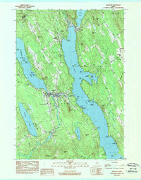 BRIDGTON, ME HISTORICAL MAP GEOPDF 7.5X7
