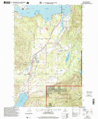 SAGLE, ID HISTORICAL MAP GEOPDF 7.5X7.5