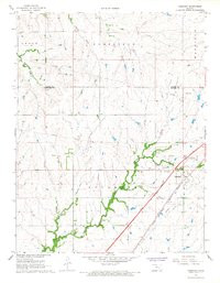 CASSODAY, KS HISTORICAL MAP GEOPDF 7.5X7
