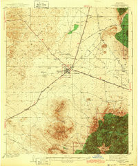 CARRIZOZO, NM HISTORICAL MAP GEOPDF 15X1
