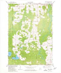 BERRY LAKE, WI HISTORICAL MAP GEOPDF 7.5