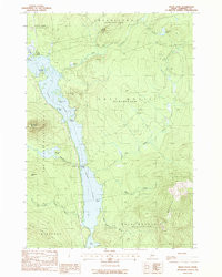 MOXIE POND, ME HISTORICAL MAP GEOPDF 7.5