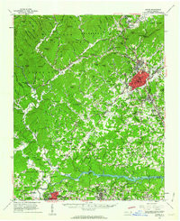 LENOIR, NC HISTORICAL MAP GEOPDF 15X15 G