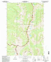 BLODGETT MOUNTAIN, ID-MT HISTORICAL MAP